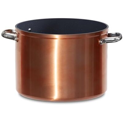 Nuwave Healthy Duralon Marmite antiadhésive en céramique bleue de 8 l, infusée de diamant, résistante aux rayures, sans PFAS, passe au lave-vaisselle et au four, prête à induction et chauffe Nuwave Healthy Duralon Marmite antiadhésive en céramique bleue de 8 l, infusée de diamant, résistante aux rayures, sans PFAS, passe au lave-vaisselle et au four, prête à induction et chauffe