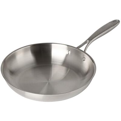 Pyrex , Infinity, Poêle à Poignée fixe, Acier inoxydable, Ø 28cm, sans PFAS, Inox, Compatible tous feux dont induction et Four (28 cm) Pyrex , Infinity, Poêle à Poignée fixe, Acier inoxydable, Ø 28cm, sans PFAS, Inox, Compatible tous feux dont induction et Four (28 cm)