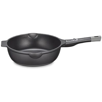 Küchenprofi COOK MILANO Poêle à frire à bord haut en aluminium, 28 cm, passe au four, poignée amovible, poêle à induction, pour tous les types de plaques de cuisson Küchenprofi COOK MILANO Poêle à frire à bord haut en aluminium, 28 cm, passe au four, poignée amovible, poêle à induction, pour tous les types de plaques de cuisson