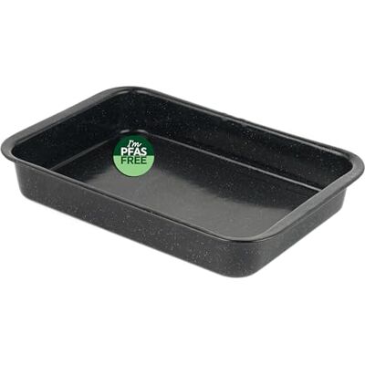 Russell Hobbs CW12611 Rôti émaillé Vitreus, Plateau de cuisson rectangulaire, rôti à la viande, légumes, poisson, Plaque de cuisson, Plaque de cuisson, Plaque de cuisson, Noir, émail, 36 x 25 x 4 cm Russell Hobbs CW12611 Rôti émaillé Vitreus, Plateau de cuisson rectangulaire, rôti à la viande, légumes, poisson, Plaque de cuisson, Plaque de cuisson, Plaque de cuisson, Noir, émail, 36 x 25 x 4 cm