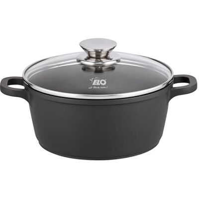 Cocotte induction noire ELO Alucast - Casserole Cocotte induction noire ELO Alucast - Casserole