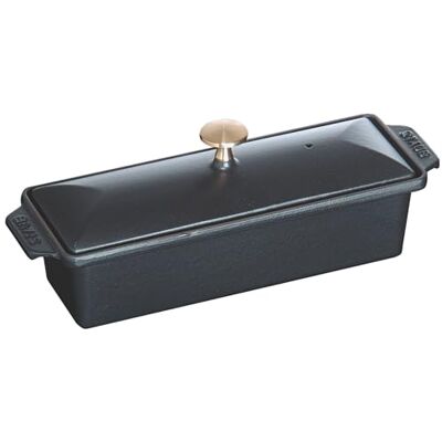 STAUB Terrine en Fonte, Rectangulaire, 30 x 11 cm, Noir Mat STAUB Terrine en Fonte, Rectangulaire, 30 x 11 cm, Noir Mat