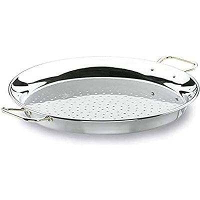 LACOR 60146 Poêle à paella Inox 18/10 46 cm LACOR 60146 Poêle à paella Inox 18/10 46 cm