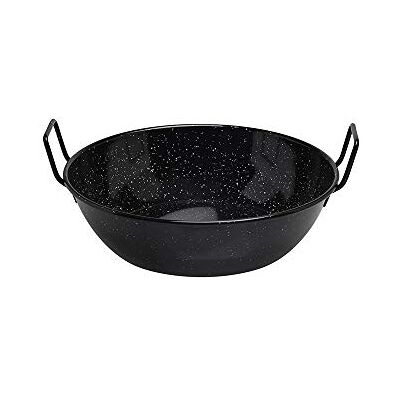 Metaltex Poêle Honda émaillée, acier émaillé, couleur noire, 24 cm Metaltex Poêle Honda émaillée, acier émaillé, couleur noire, 24 cm