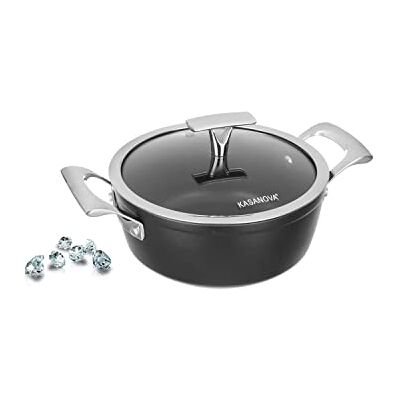 Kasanova - Casseruola 20 cm Black Diamond - Noir - Casserole Kasanova - Casseruola 20 cm Black Diamond - Noir - Casserole
