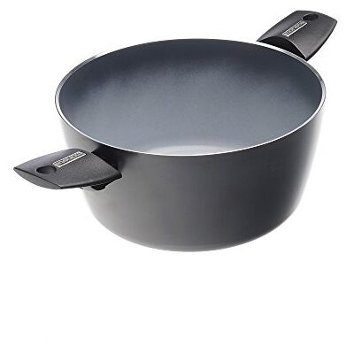 Moneta Azul Finegres Casserole à 2 poignées, aluminium, gris, diamètre 20 cm Moneta Azul Finegres Casserole à 2 poignées, aluminium, gris, diamètre 20 cm
