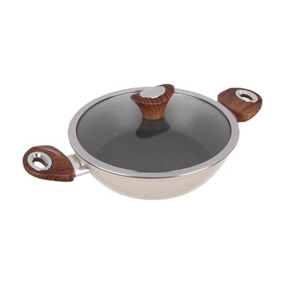 KASANOVA Poêle 24 cm Crème - Ustensiles de cuisine KASANOVA Poêle 24 cm Crème - Ustensiles de cuisine