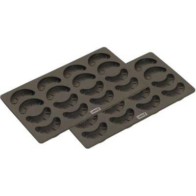 Lurch FlexiForm 565015 Lot de 2 moules à basculer pour 16 ferls basculante 100% silicone platine sans BPA Lurch FlexiForm 565015 Lot de 2 moules à basculer pour 16 ferls basculante 100% silicone platine sans BPA
