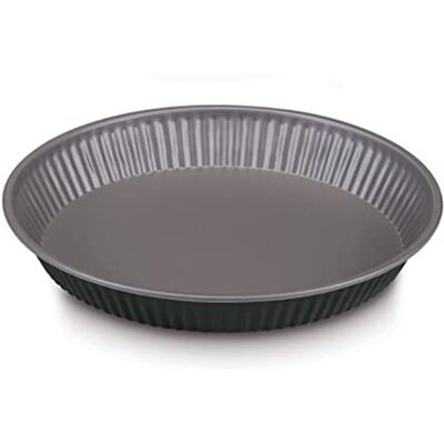 Guardini Happy Hour, Moule à tarte 28 cm, acier avec revêtement antiadhésif, couleur noir/gris Guardini Happy Hour, Moule à tarte 28 cm, acier avec revêtement antiadhésif, couleur noir/gris