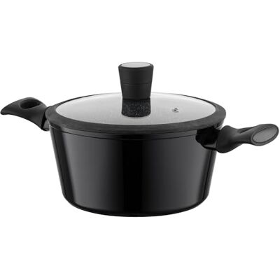 Florina Faitout Aluminium (2,6 l) I Diamètre de 20 cm I Marmite avec Couvercle en Verre Silicone MAGNUM I Poignées Softtouch I Faitout pour Induction, Marmite tous Feux I Revêtement Antiadhésif Florina Faitout Aluminium (2,6 l) I Diamètre de 20 cm I Marmite avec Couvercle en Verre Silicone MAGNUM I Poignées Softtouch I Faitout pour Induction, Marmite tous Feux I Revêtement Antiadhésif