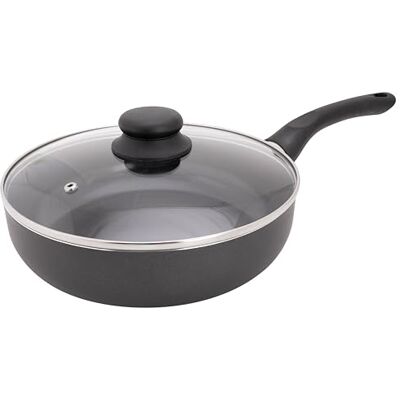 Cosy & Trendy Essentials Sauteuse en aluminium antiadhésif, D28 cm, compatible avec induction et sans FPAS Cosy & Trendy Essentials Sauteuse en aluminium antiadhésif, D28 cm, compatible avec induction et sans FPAS
