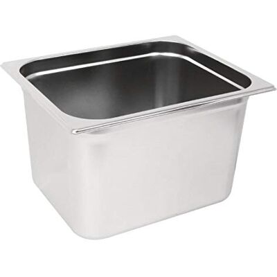 Vogue GN 2/3 Poêle en acier inoxydable 200 mm 325 x 354 mm Vogue GN 2/3 Poêle en acier inoxydable 200 mm 325 x 354 mm