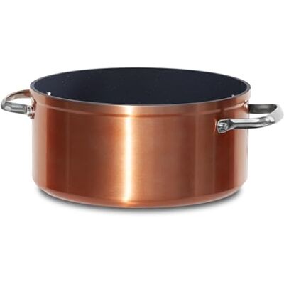 Nuwave Healthy Duralon Marmite antiadhésive en céramique bleue 4,7 L, infusée de diamant, résistante aux rayures, sans PFAS, passe au lave-vaisselle et au four, prête à induction et chauffe Nuwave Healthy Duralon Marmite antiadhésive en céramique bleue 4,7 L, infusée de diamant, résistante aux rayures, sans PFAS, passe au lave-vaisselle et au four, prête à induction et chauffe