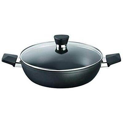 Rohe Germany Henry Poêle de service avec couvercle à induction Ø 28 cm Rohe Germany Henry Poêle de service avec couvercle à induction Ø 28 cm