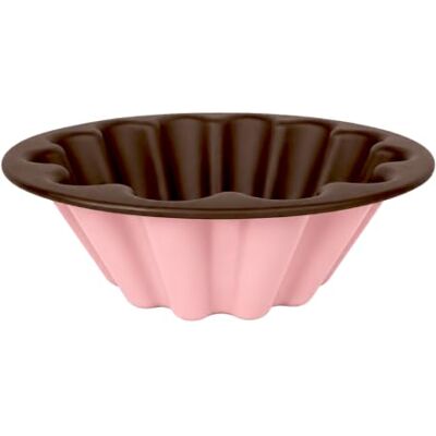 Cuisinox , Moule à brioche D20 cm en aluminium, Dolce, Rose Aluminium recyclé et recyclable avec revêtement antiadhésif, Revêtement antiadhésif, Rose Hibiscus et chocolat Cuisinox , Moule à brioche D20 cm en aluminium, Dolce, Rose Aluminium recyclé et recyclable avec revêtement antiadhésif, Revêtement antiadhésif, Rose Hibiscus et chocolat
