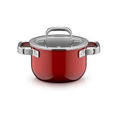 WMF Fusiontec Mineral Pro 0519535290 Marmite avec couvercle, matériau résistant aux rayures, petite casserole à induction, convient à tous les types de feux, fabriquée en Allemagne, rouge passion 16 WMF Fusiontec Mineral Pro 0519535290 Marmite avec couvercle, matériau résistant aux rayures, petite casserole à induction, convient à tous les types de feux, fabriquée en Allemagne, rouge passion 16