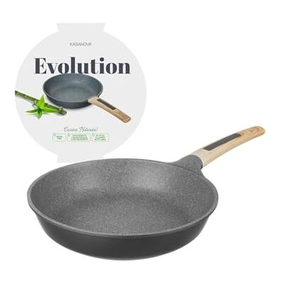 KASANOVA Poêle antiadhésive Evolution, poêle induction, poêle antiadhésive pour induction (24 cm) KASANOVA Poêle antiadhésive Evolution, poêle induction, poêle antiadhésive pour induction (24 cm)