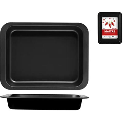 Home - Rosticcera Antiaderente - 28x22 cm - Linea Maitre - Plat de cuisson Home - Rosticcera Antiaderente - 28x22 cm - Linea Maitre - Plat de cuisson