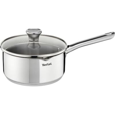 Rowenta Tefal Casserole Duetto Acier Inoxydable avec Couvercle Filtrant 16 cm Batterie de cuisine induction avec becs verseurs Graduations intérieures Base Thermo-Fusion Compatible four 250°C Rowenta Tefal Casserole Duetto Acier Inoxydable avec Couvercle Filtrant 16 cm Batterie de cuisine induction avec becs verseurs Graduations intérieures Base Thermo-Fusion Compatible four 250°C