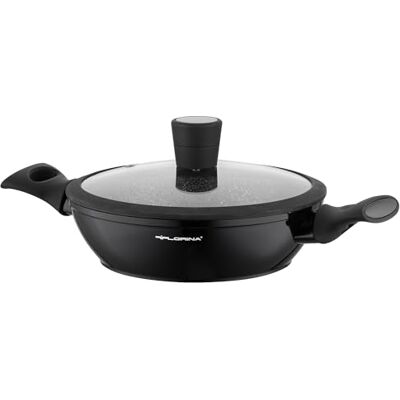 Florina Faitout Aluminium (1,6 l) I Diamètre de 20 cm I Marmite avec Couvercle en Verre Silicone MAGNUM I Poignées Softtouch I Faitout pour Induction, Marmite tous Feux I Revêtement Antiadhésif Florina Faitout Aluminium (1,6 l) I Diamètre de 20 cm I Marmite avec Couvercle en Verre Silicone MAGNUM I Poignées Softtouch I Faitout pour Induction, Marmite tous Feux I Revêtement Antiadhésif