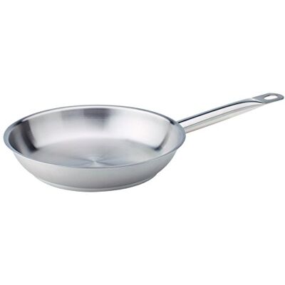 Baldassare Agnelli Pentole Agnelli Poêle en Acier Inoxydable 18/10 avec Manche Tubulaire 32 cm Acier Baldassare Agnelli Pentole Agnelli Poêle en Acier Inoxydable 18/10 avec Manche Tubulaire 32 cm Acier