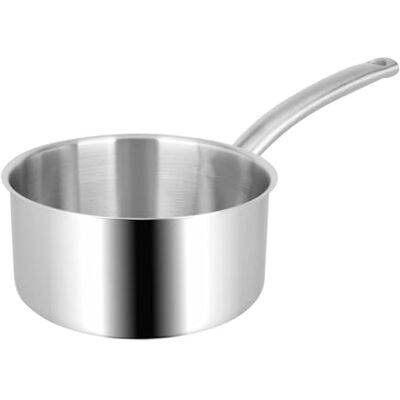 Sitram 714150, Casserole BACCHUS PRO en acier inoxydable qualité professionnelle Ø 18 cm tous feux dont induction Manche ergonomique Thermo-résistant, Fond triple épaisseur Sitram 714150, Casserole BACCHUS PRO en acier inoxydable qualité professionnelle Ø 18 cm tous feux dont induction Manche ergonomique Thermo-résistant, Fond triple épaisseur