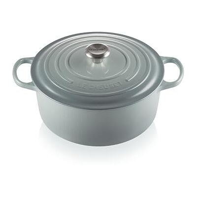LE CREUSET Cocotte ronde en fonte émaillée Signature avec couvercle, 28 cm, 6,7 litres, sel marin LE CREUSET Cocotte ronde en fonte émaillée Signature avec couvercle, 28 cm, 6,7 litres, sel marin