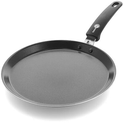 GreenPan Essentials Poêle à crêpes 28 cm Céramique antiadhésive sans PFAS renforcée aux diamants Crêpière induction et tout feux Passe au four jusqu'à 160°C et lave-vaisselle Noir GreenPan Essentials Poêle à crêpes 28 cm Céramique antiadhésive sans PFAS renforcée aux diamants Crêpière induction et tout feux Passe au four jusqu'à 160°C et lave-vaisselle Noir