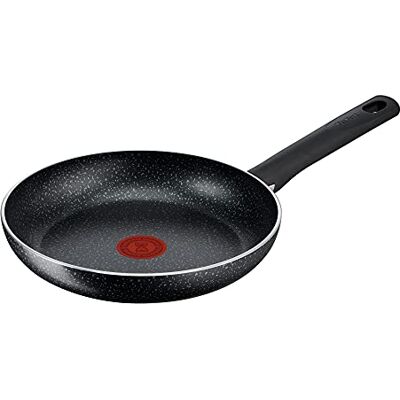 Tefal Start Easy C2670623 Poêle à frire en aluminium avec revêtement anti-adhésif en titane Noir 28 cm Tefal Start Easy C2670623 Poêle à frire en aluminium avec revêtement anti-adhésif en titane Noir 28 cm