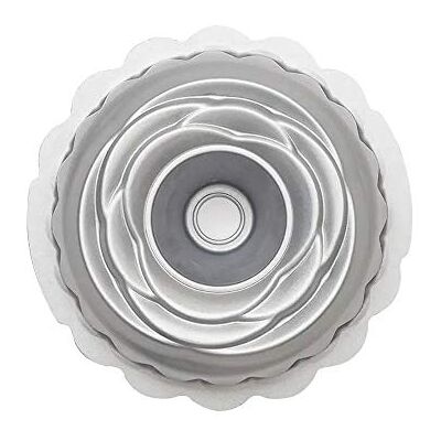 Decora 0070022 Moule À KOUGELHOPF Rose Ø 20 X 8 H CM Anti-ADHESIF, Steel, Gris Decora 0070022 Moule À KOUGELHOPF Rose Ø 20 X 8 H CM Anti-ADHESIF, Steel, Gris