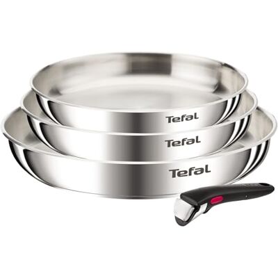 Tefal Ingenio Serenity Batterie de cuisine Poêle inox 11 pièces Tefal Ingenio Serenity Batterie de cuisine Poêle inox 11 pièces