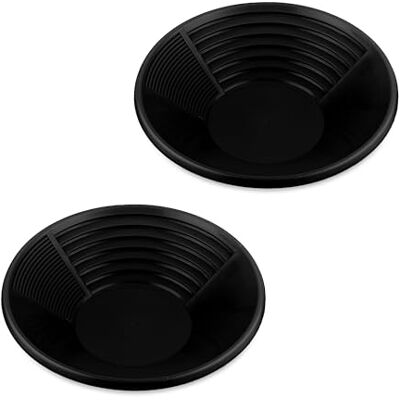 Relaxdays Lot de 2 marmites dorées H x Ø : 8 x 38 cm En plastique Pour débutants Doré Noir Relaxdays Lot de 2 marmites dorées H x Ø : 8 x 38 cm En plastique Pour débutants Doré Noir