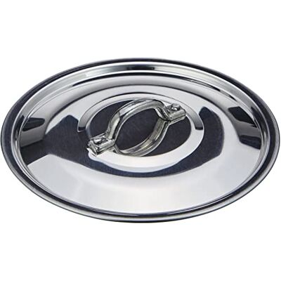 Baldassare Agnelli Pentole Agnelli FAMA2916 Couvercle Plat avec poignée, Bord et Pont, Type Lourd en Aluminium BLTF, Argent Poli, 60 cm Baldassare Agnelli Pentole Agnelli FAMA2916 Couvercle Plat avec poignée, Bord et Pont, Type Lourd en Aluminium BLTF, Argent Poli, 60 cm