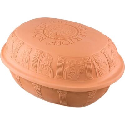Romertopf Römertopf Bräter Maxi Plat à rôtir classique en argile naturelle 8 personnes 7 l Romertopf Römertopf Bräter Maxi Plat à rôtir classique en argile naturelle 8 personnes 7 l