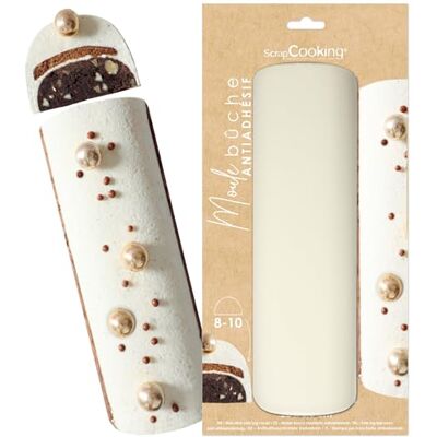 Moule à gâteau antiadhésif beige Scrapcooking - 28cm Moule à gâteau antiadhésif beige Scrapcooking - 28cm