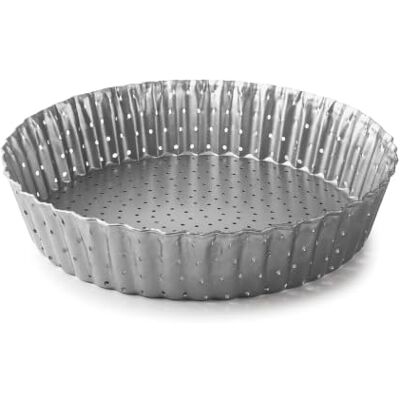 Moule à Tarte Perforé en Acier au Carbone Lacor 24cm Moule à Tarte Perforé en Acier au Carbone Lacor 24cm