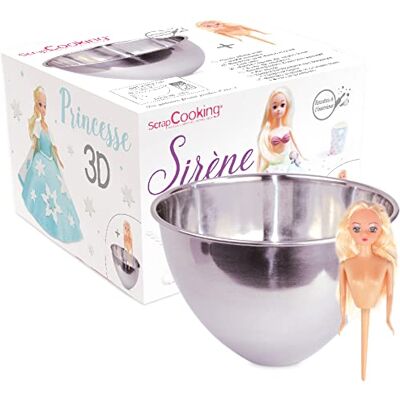 Moule à gâteau princesse - Acier inoxydable 21cm Moule à gâteau princesse - Acier inoxydable 21cm