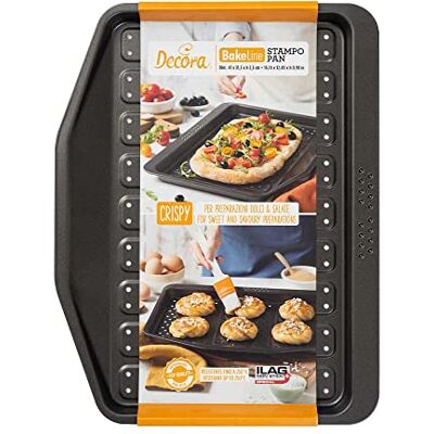Decora Crisp&Fry Plaque de cuisson rectangulaire antiadhésive - Plaque Decora Crisp&Fry Plaque de cuisson rectangulaire antiadhésive - Plaque