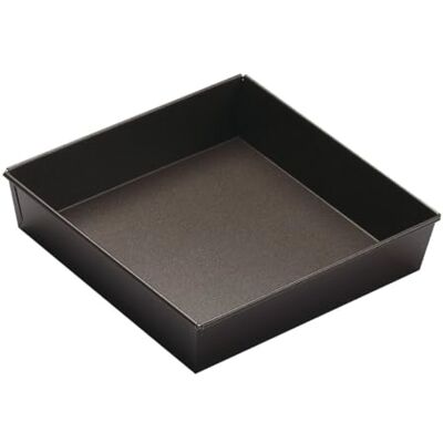 Gobel 224120 Moule à Manqué Anti-Adhérent Carré Bordé sur fil Fond Fixe 24 cm Gobel 224120 Moule à Manqué Anti-Adhérent Carré Bordé sur fil Fond Fixe 24 cm