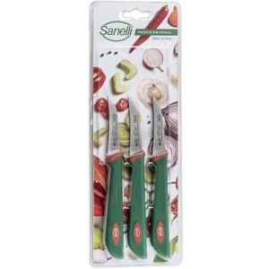 Sanelli Premana - Couteaux à Éplucher pour Légumes & Fruits - 3 Pièces Sanelli Premana - Couteaux à Éplucher pour Légumes & Fruits - 3 Pièces