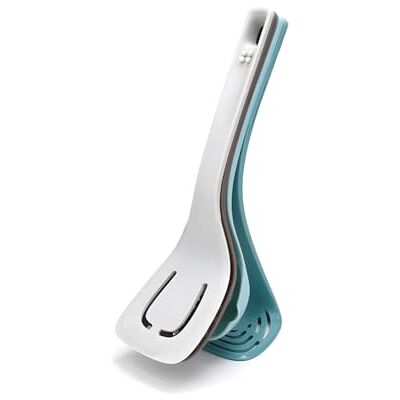 Wintem Lot de 4 louches en PVC de cuisine – sûres et résistantes jusqu'à 220 °C – Ergonomiques et antidérapantes, faciles à ranger et à nettoyer – Set composé de spatule, louche, cuillère perforée et Wintem Lot de 4 louches en PVC de cuisine – sûres et résistantes jusqu'à 220 °C – Ergonomiques et antidérapantes, faciles à ranger et à nettoyer – Set composé de spatule, louche, cuillère perforée et