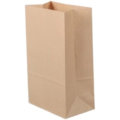 YDYAENIO Lot de 100 sacs en papier kraft marron pour aliments, légumes, shopping, biscuits, pain, bonbons, déjeuner (18 x 9 x 5 cm) YDYAENIO Lot de 100 sacs en papier kraft marron pour aliments, légumes, shopping, biscuits, pain, bonbons, déjeuner (18 x 9 x 5 cm)