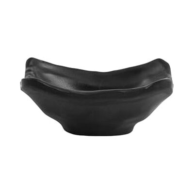 H&H , Lot de 6 bols carrés, pour dégustation, présentation, en mélamine, effet ardoise, noir, 9 x h3 cm H&H , Lot de 6 bols carrés, pour dégustation, présentation, en mélamine, effet ardoise, noir, 9 x h3 cm