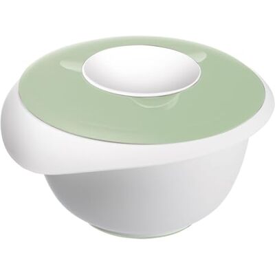 Westmark Bol de Mélange avec Couvercle Deux Parties, 2,5 L, Avec Verseur, Plastique, Blanc/vert menthe, 3153227M Westmark Bol de Mélange avec Couvercle Deux Parties, 2,5 L, Avec Verseur, Plastique, Blanc/vert menthe, 3153227M