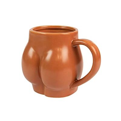 Fisura Tasse humoristique en forme de cul. Tasse originale. Capacité : 320 ml. 14 x 10,5 x 8 cm. Matériau : porcelaine (terre cuite) Fisura Tasse humoristique en forme de cul. Tasse originale. Capacité : 320 ml. 14 x 10,5 x 8 cm. Matériau : porcelaine (terre cuite)