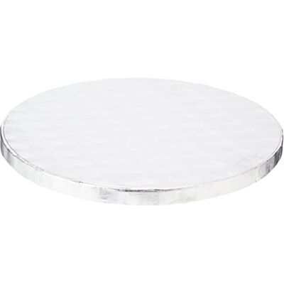 PME CBR841 Plateau à gâteau rond 20 cm, 11 mm d'épaisseur, carton, argenté PME CBR841 Plateau à gâteau rond 20 cm, 11 mm d'épaisseur, carton, argenté