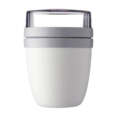 Mepal – Pot à déjeuner Ellipse – Blanc – bol à muesli pratique 500 ml, pot à yaourt, boîte à déjeuner – convient au congélateur, au micro-ondes et au lave-vaisselle Mepal – Pot à déjeuner Ellipse – Blanc – bol à muesli pratique 500 ml, pot à yaourt, boîte à déjeuner – convient au congélateur, au micro-ondes et au lave-vaisselle