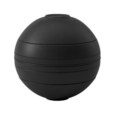 Villeroy & Boch – La Boule Black, ensemble de vaisselle 7 pièces pour deux, Porcelaine Premium Villeroy & Boch – La Boule Black, ensemble de vaisselle 7 pièces pour deux, Porcelaine Premium