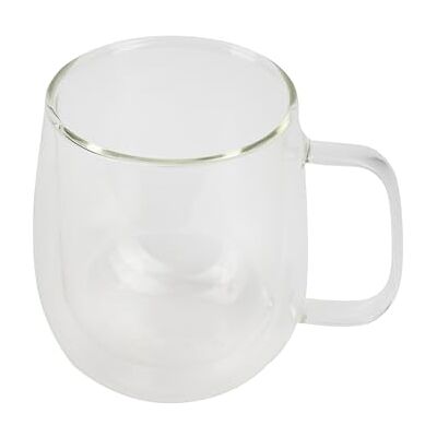 Bergner COFFEE & TEA LOVERS Gobelet double paroi 420 ml Borosilicate Protection thermique Idéal pour diverses boissons Style moderne Lavage à la main recommandé Bergner COFFEE & TEA LOVERS Gobelet double paroi 420 ml Borosilicate Protection thermique Idéal pour diverses boissons Style moderne Lavage à la main recommandé