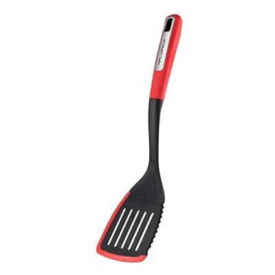 Florina Spatule Cuisine en Silicone (34 cm) I Spatules Perforé MARS avec Poignée Soft-Touch Antidérapante I Anneau de Suspension I Ustensiles de Cuisine I Lavable au Lave-vaisselle I Rouge Noir Florina Spatule Cuisine en Silicone (34 cm) I Spatules Perforé MARS avec Poignée Soft-Touch Antidérapante I Anneau de Suspension I Ustensiles de Cuisine I Lavable au Lave-vaisselle I Rouge Noir